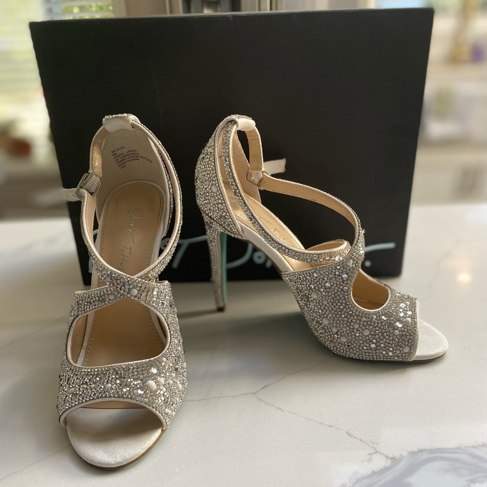 Betsey Johnson Sage Evening Heels